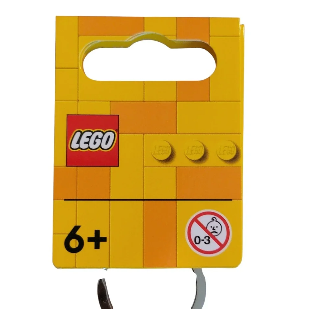 LEGO Blue Brick Keychain Dark Blue‎ New 854237 Classic Accessory